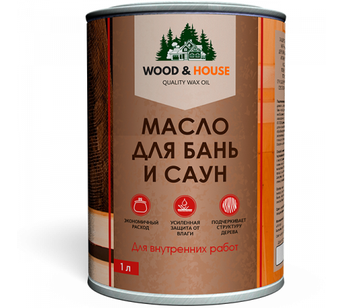 Приобрести МАСЛО ДЛЯ БАНЬ И САУН WOOD & HOUSE в Севастополе, Республика Крым